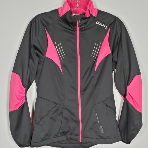 Craft Jackets & Blazers - Craft jacket soft shell Bicycling Cycling Running Reflective full zip S
